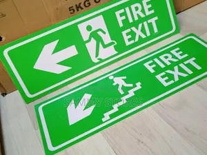 Emergency Evacuation Exit Sign