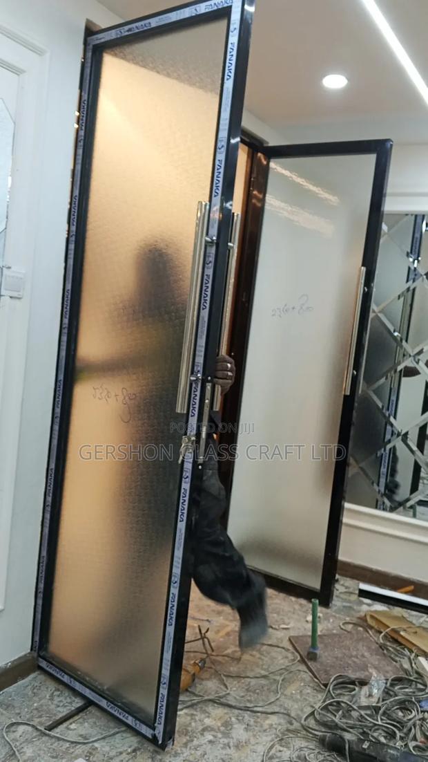 Opaque Glass Aluminium Double Door - thumbnail 3
