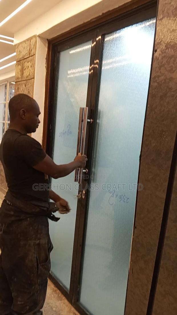Opaque Glass Aluminium Double Door - thumbnail 4