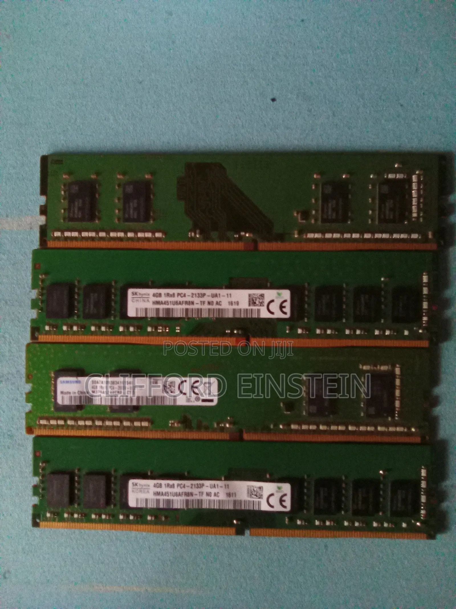 DDR4 4gb Desktop RAM 4 Pieces