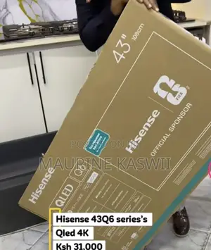 HISENSE 43”Qled 4k Without Free Wall Mount & Guard