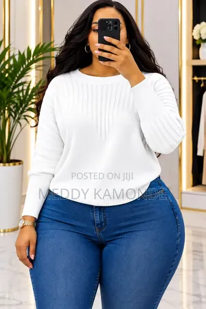 Elegant Grey Sweater Top