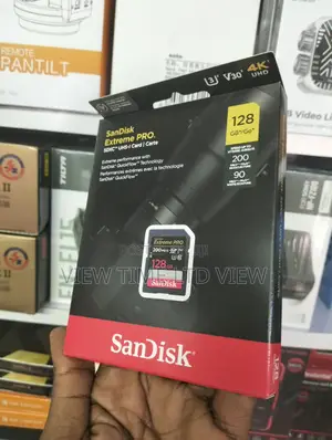 SanDisk Extreme PRO 128GB SDXC UHS-I Card – 200mb/S