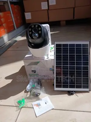Single Lens 4G V380 Solar Surveillance Camera With SIM