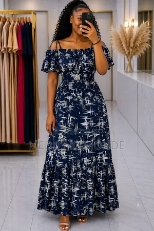 Elegant Blue Long Dresses
