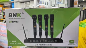 BNK BK-8400 Professional 4-in-1 UHF Wireless Microphone System