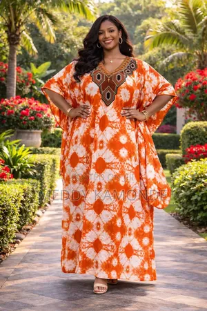 Orange Free Maxi Dress