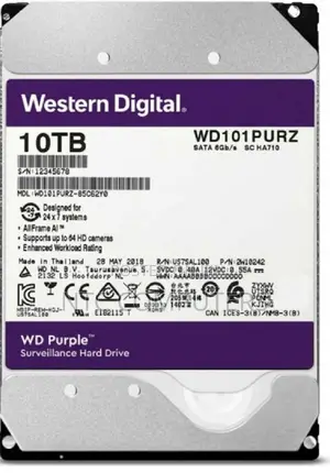 10TB WD Purple Surveillance HDD Hardisk Drive