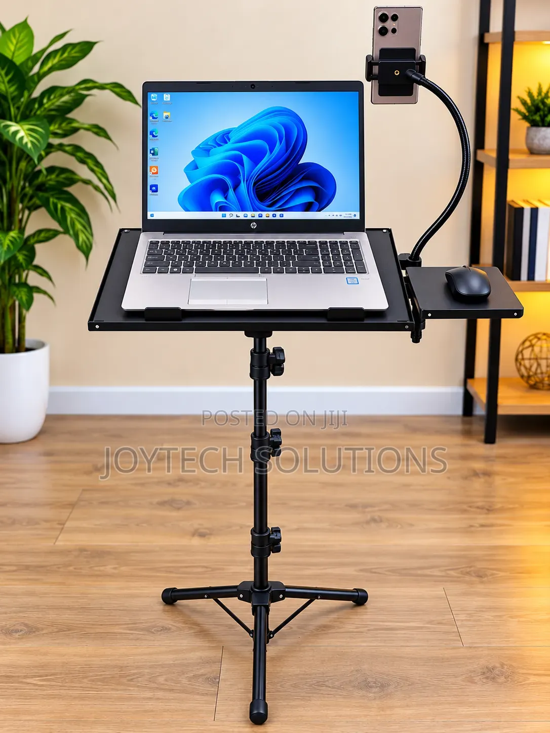 Premium Adjustable Laptop Stand With Phone Holder & Mouse Tray 1.7 M