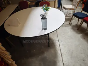 Round Foldable Events Table (Wooden)