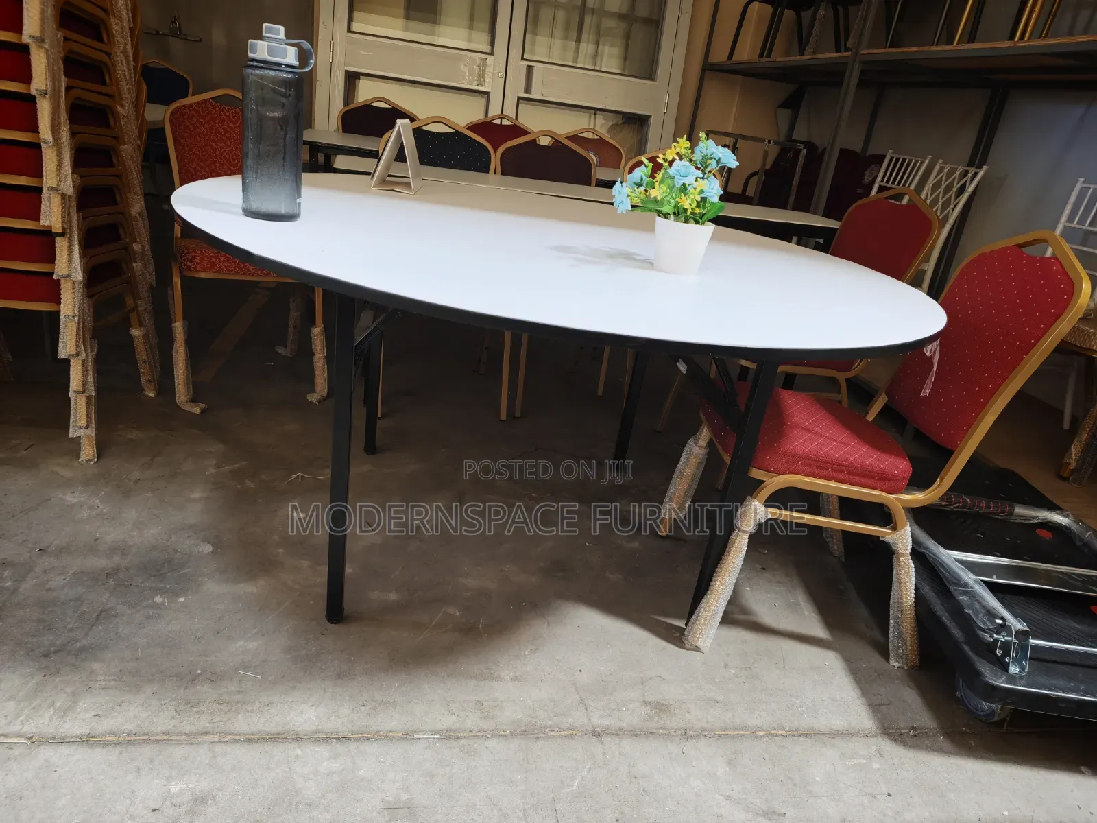 Round Foldable Events Table (Wooden)