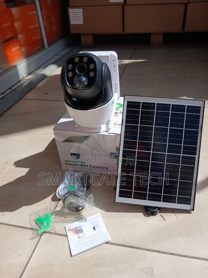 V380 Single Lens 4G Wireless Solar Security Camera