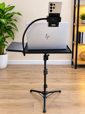 Heavy-Duty Laptop Tripod Stand | Adjustable Desk & Phone Holder 1.7 M
