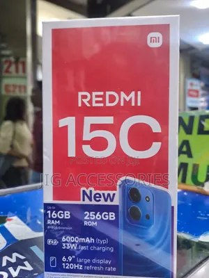 New Xiaomi Redmi 15C 4G 256 GB Blue