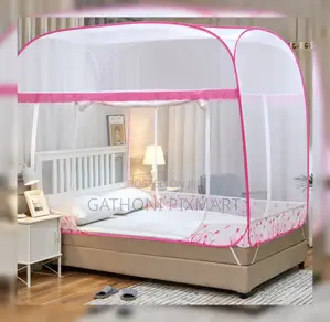 Portable Mosquito Net With Fiberglass Frame & Zipper