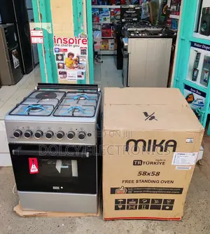 Mika 58 X58 Standing Cooker 3gas+ 1 Electric MST58U31E3SBEM