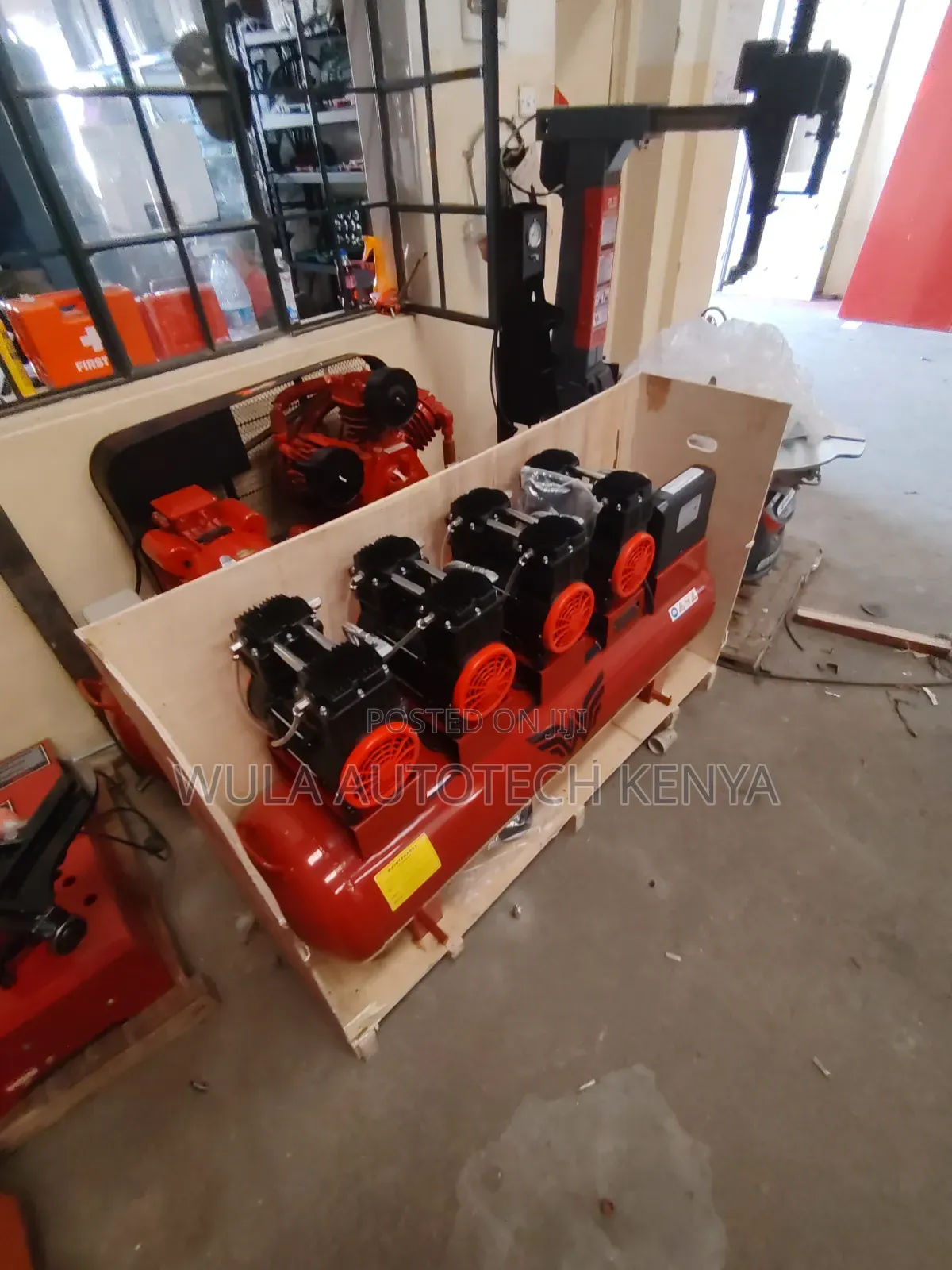 4 Independent Dual Piston Head Silent Compressor Machine Sunshine