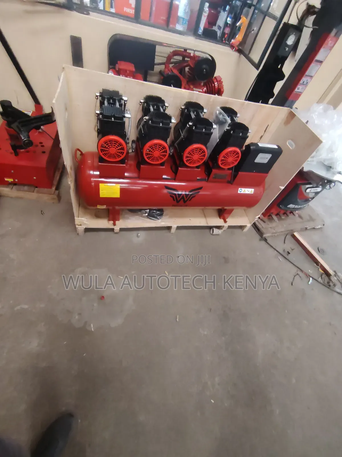 4 Independent Dual Piston Head Silent Compressor Machine Sunshine