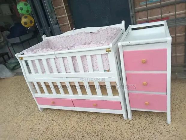 Baby Cot Wooden - thumbnail 2