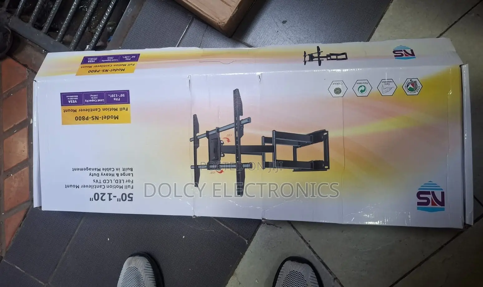 Master-D Double Arm Cantilever Bracket-"50 to "120