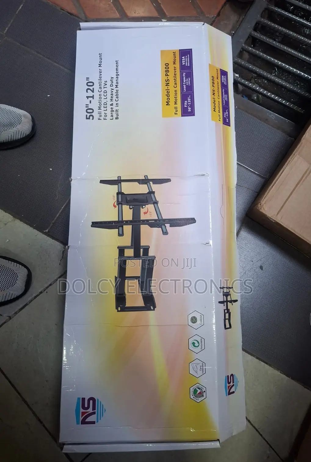 Master-D Double Arm Cantilever Bracket-"50 to "120