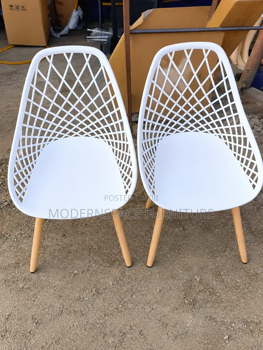 Mesh Eames Plastic Chairs