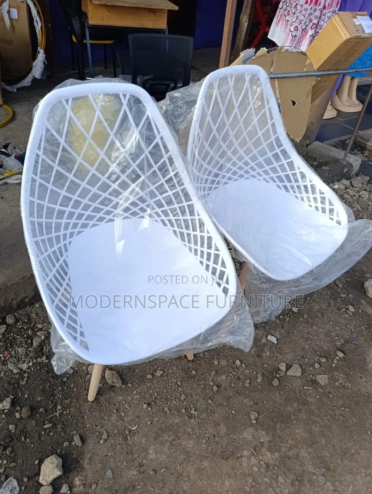 Mesh Eames Plastic Chairs