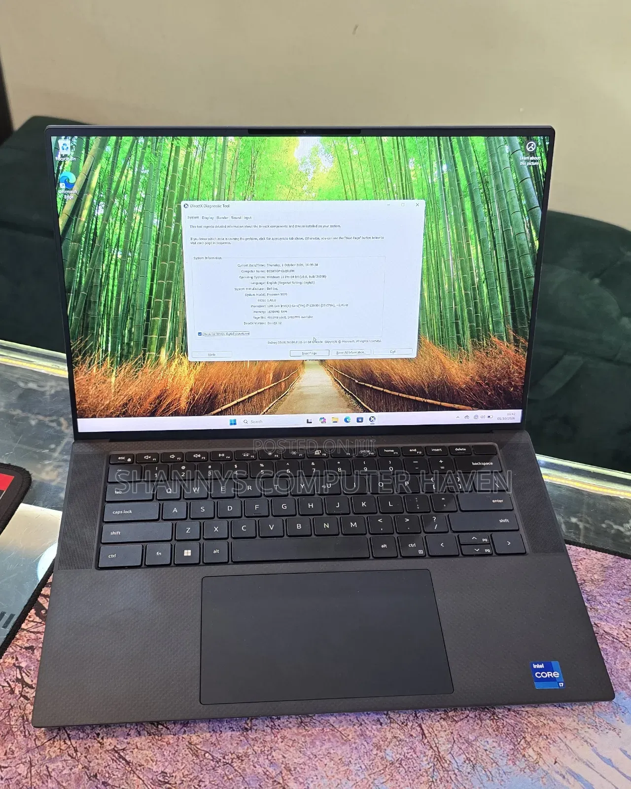 Laptop Dell Precision 5570 16GB Intel Core i7 SSD 512GB