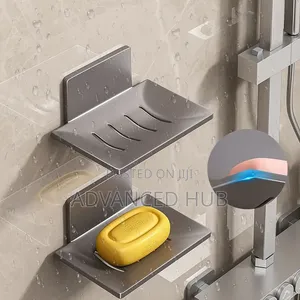 Punch Free Wall Mounted Aluminium Alloy Soap Dish