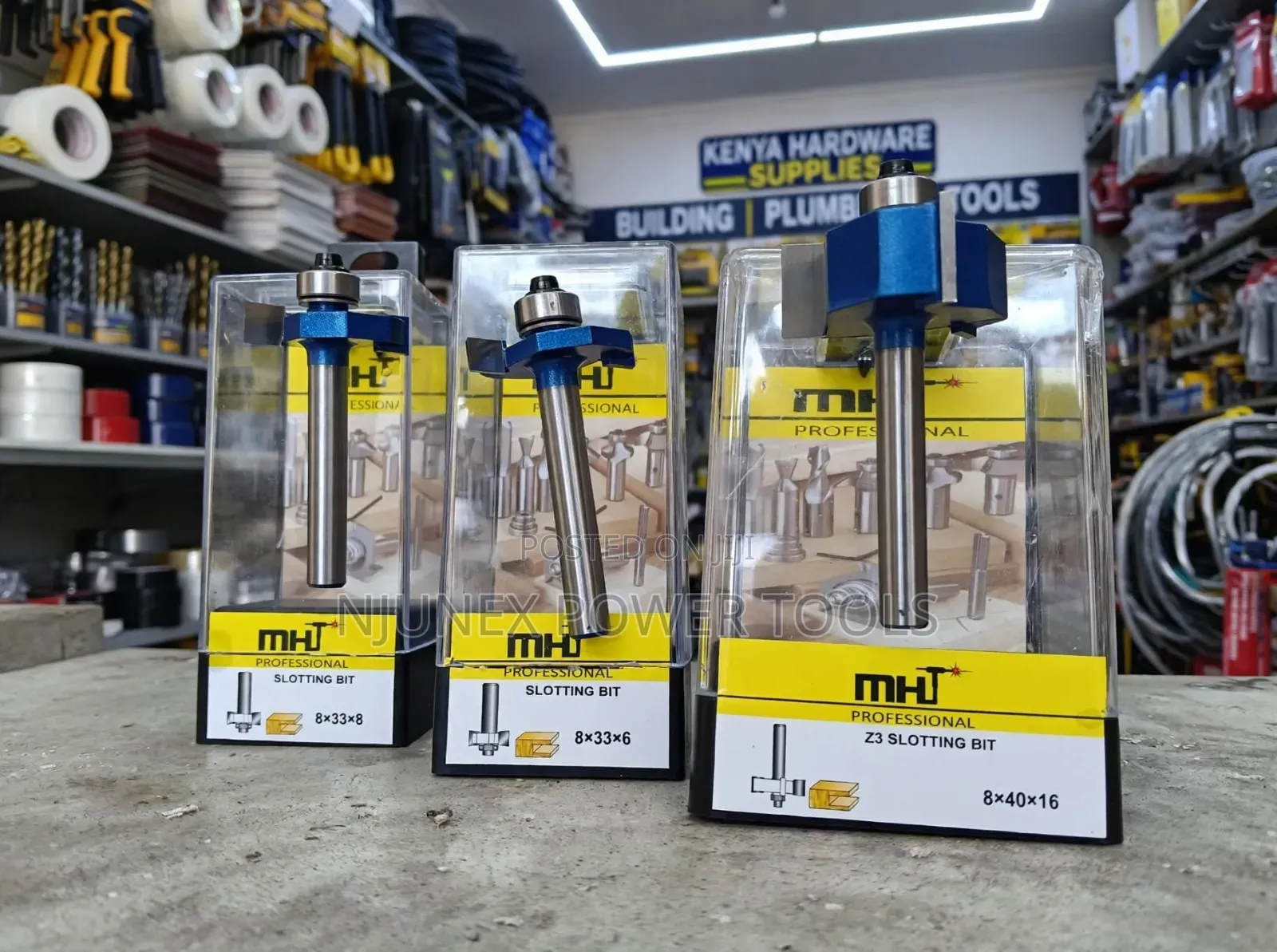 MHT Professional Slotting and Grooving Router Bits With 8mm Shanks