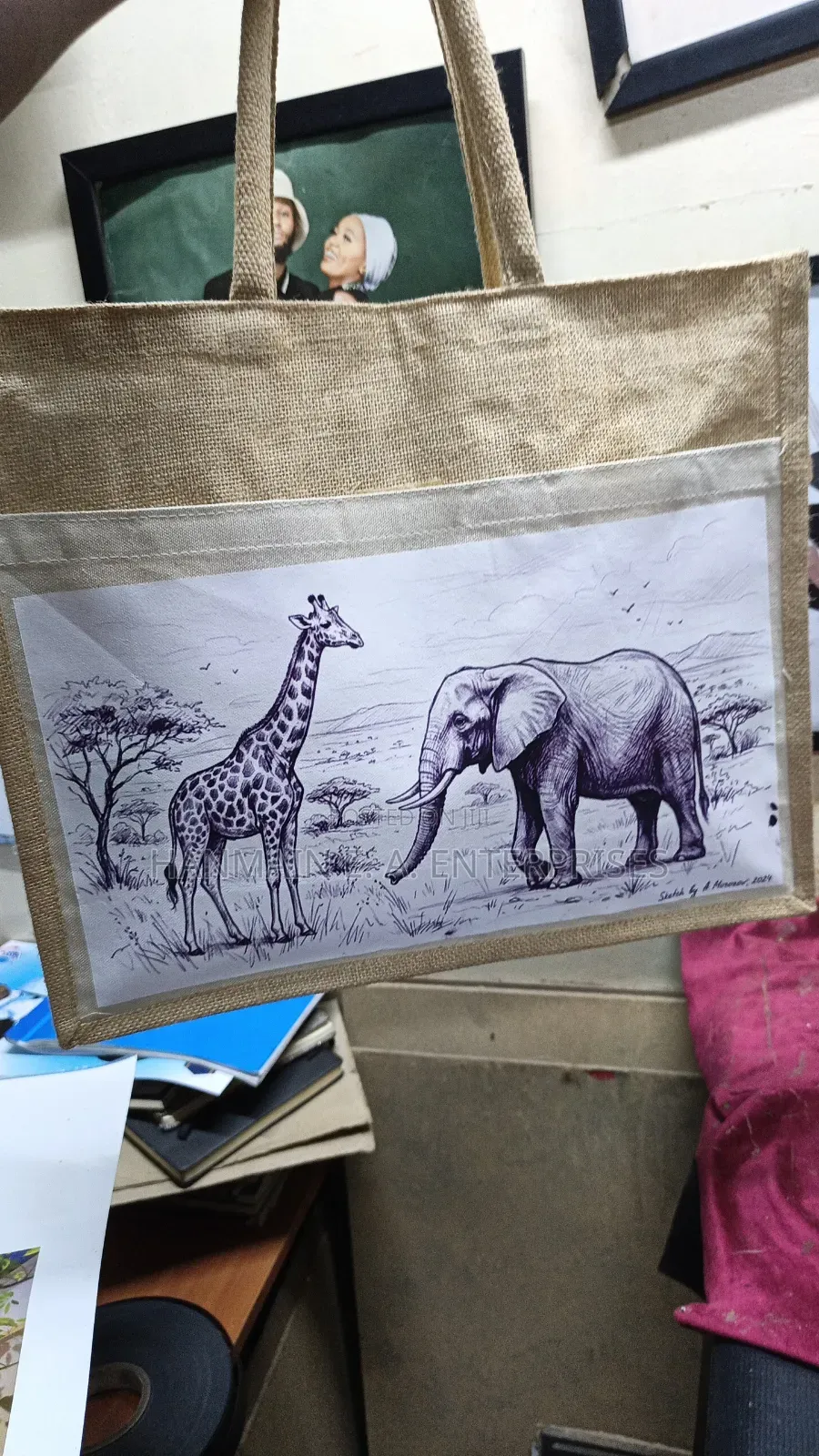 Jute Carrier Bag