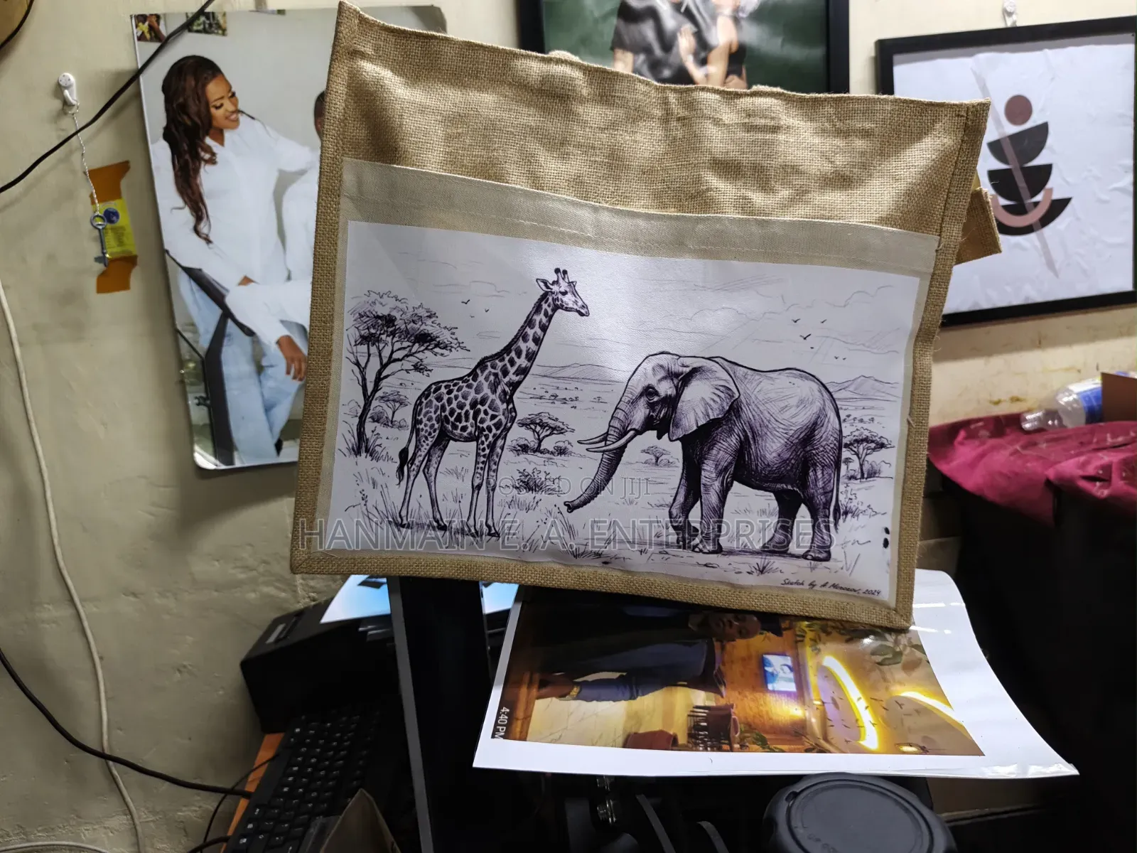 Jute Carrier Bag