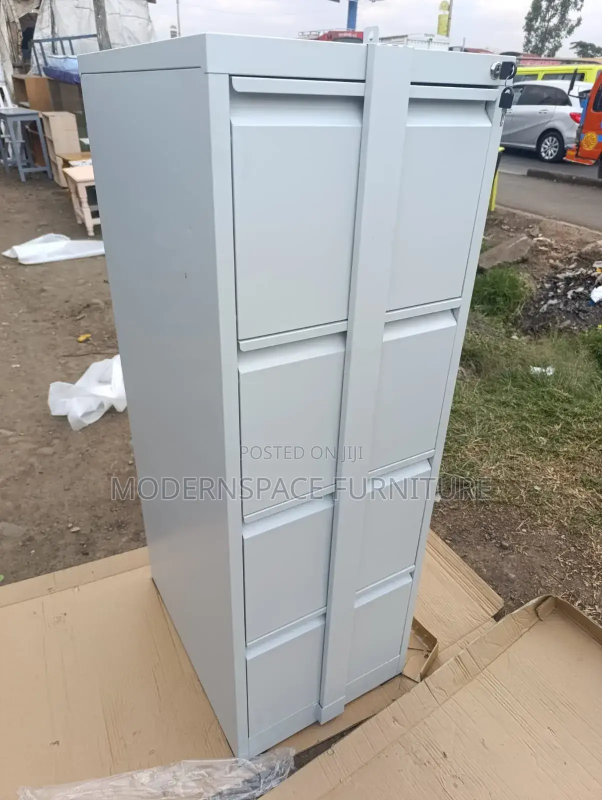 Office Cabinet -4Drawer With Rod