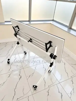 Foldable Training Study Desk With Mesh Chair