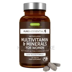 Igennus Methylated Women's Multivitamin With Iron, 60 Vegan Tablets