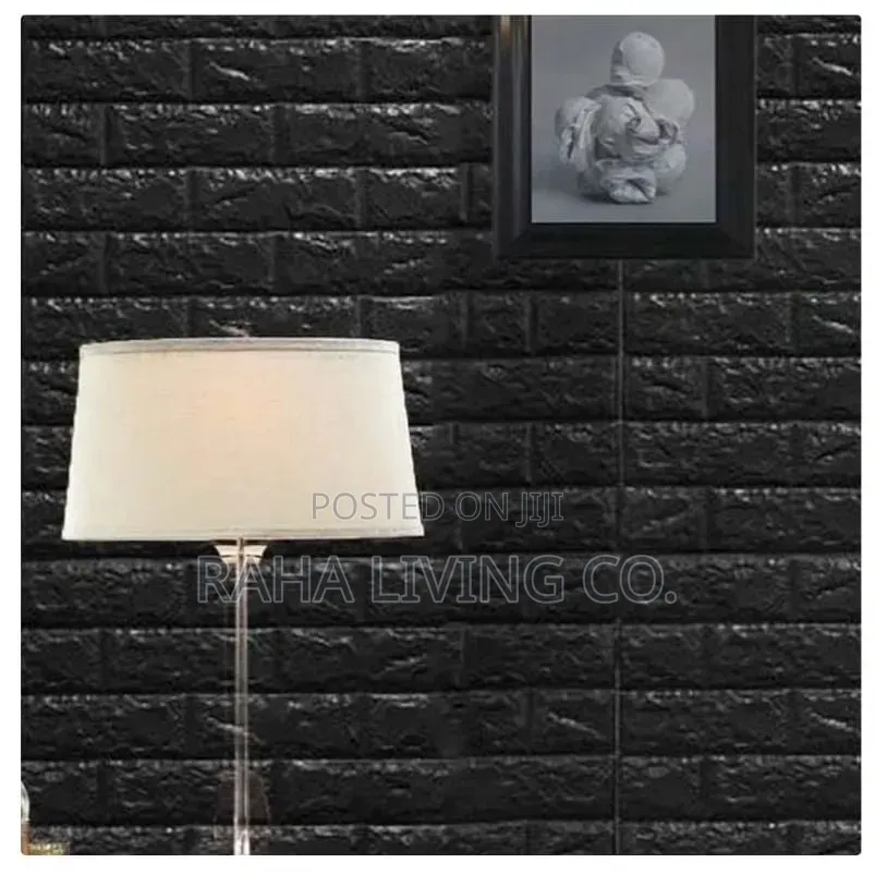 3D Brick Texture Foam Tiles | 50x55cm | Peel-and-Stick