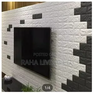 3D Brick Texture Foam Tiles | 50x55cm | Peel-and-Stick