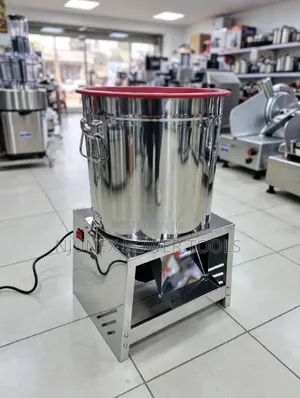 Heavy-Duty Commercial Stainless Steel Electric Vegetable Chopper.