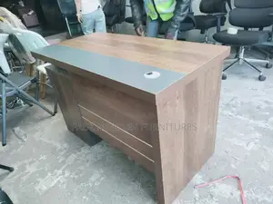 Stylish Office Table With Drawers-Quality Wooden Finish
