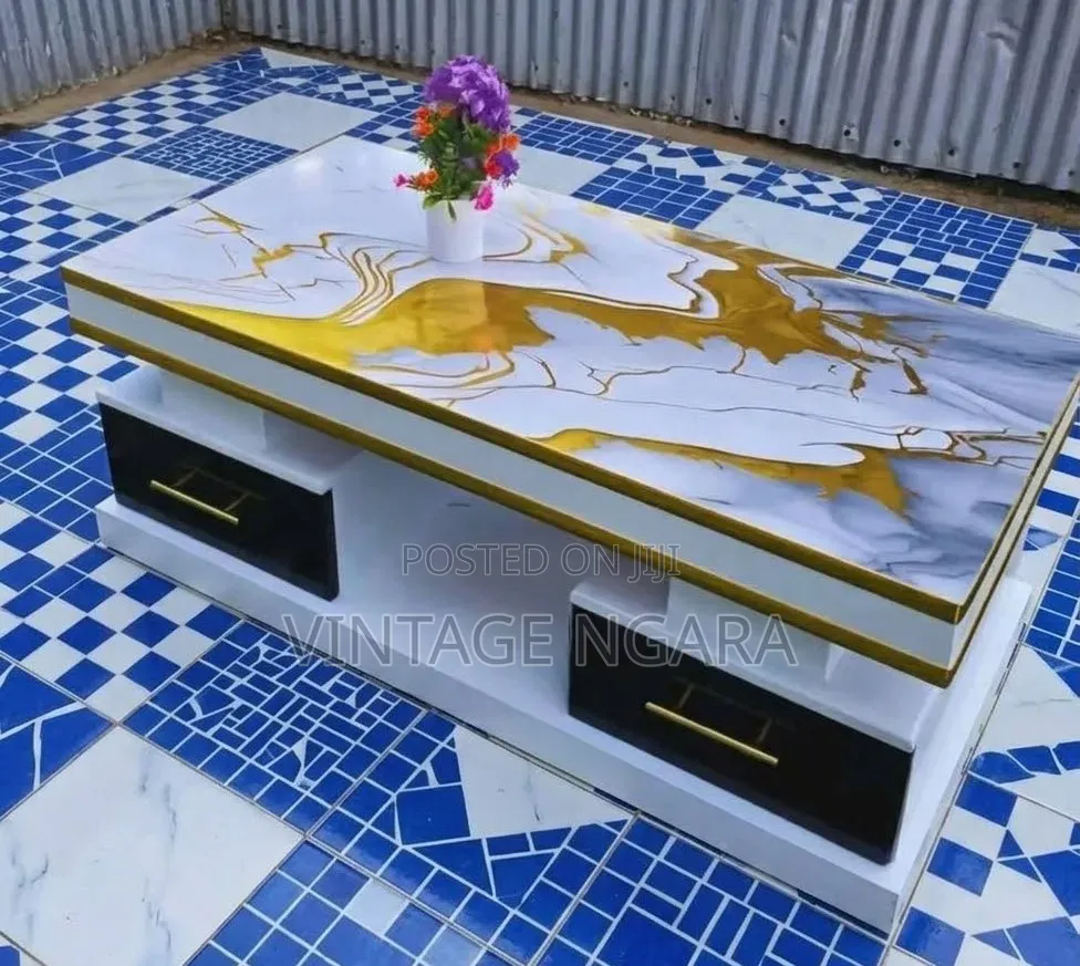Executive Marble Top Coffee Table
