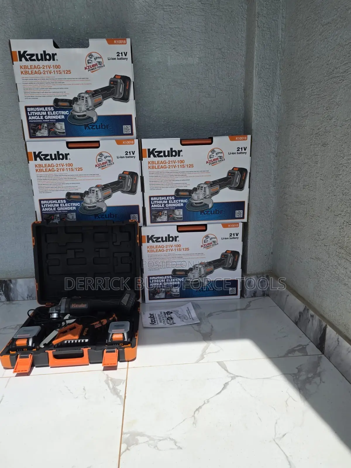 Kzubr Brushless Cordless Grinder
