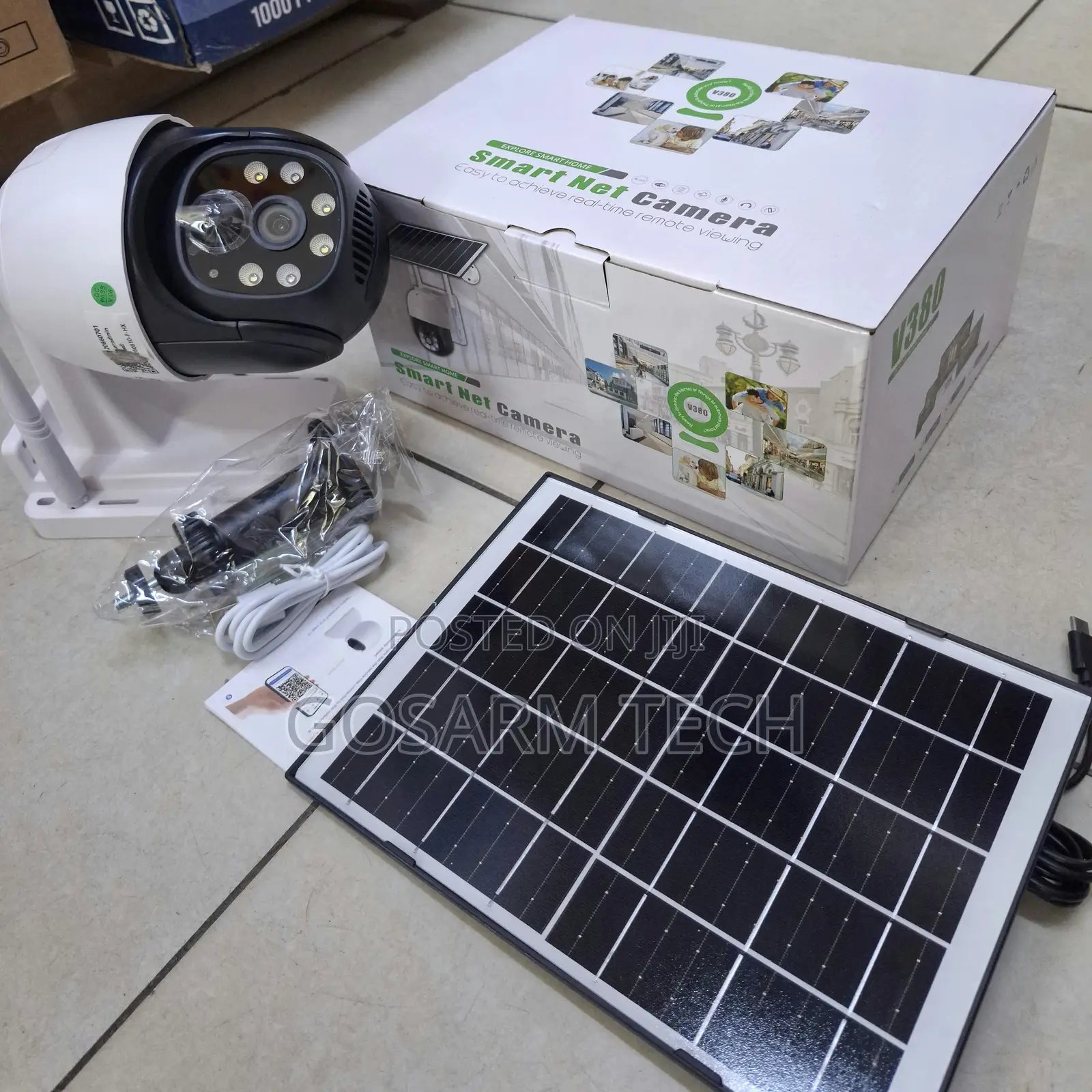 Single Lens Solar Powered 4g V380 Outdoor CCTV Camera