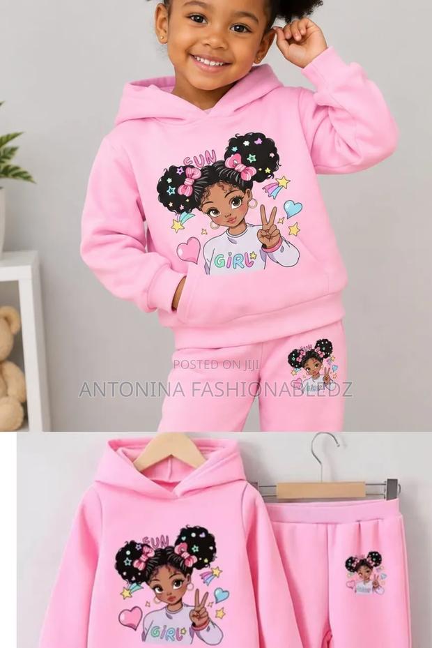 Girls Cute Tracksuit Set - main view