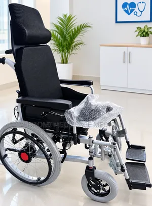 Comfortable &Safe Electric Reclining Wheelchair Upto 180° for Homecare