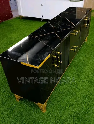 Luxury Marble Top TV Stands Carbinet