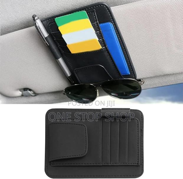 Pu Leather Visor Card, Sunglasses ,Pen, Documents Holder - main view