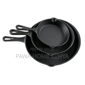 3pcs Non-Stick Cast Iron Pan Set