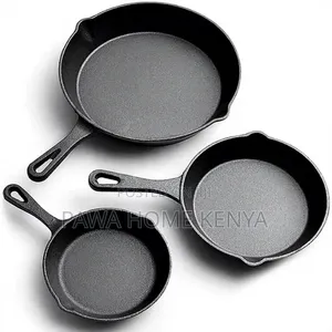 3pcs Non-Stick Cast Iron Pan Set