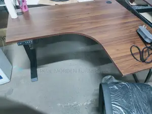 L Shape Executive Office Electric Table
