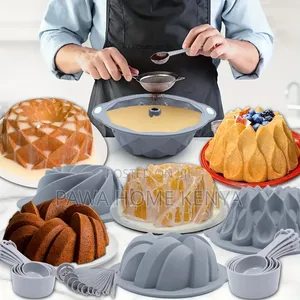 3D Spiral Shape Silicon Baking Cake Tin